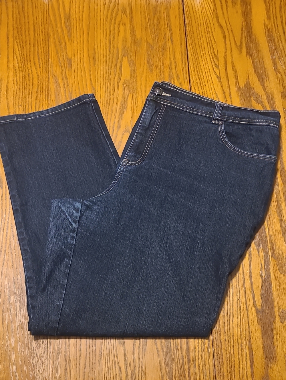 Gloria Vanderbilt Denim Jeans in Dark Blue  - Size 18W